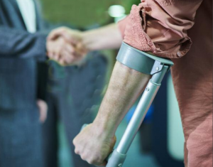 Photo of disabled person